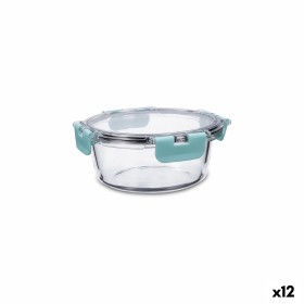 Boîte à lunch hermétique Quid Purity Ronde 640 ml Transparent verre (12 Unités) de Quid, Stockage des aliments - Réf : S27111...