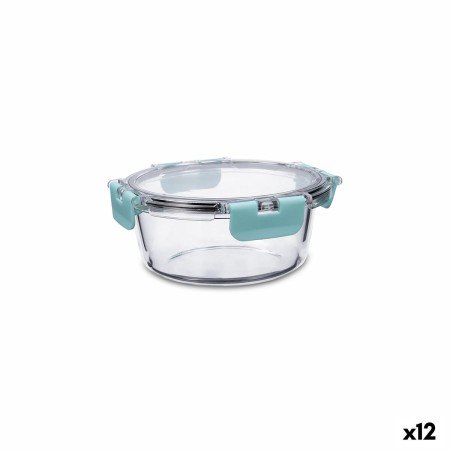 Lunchbox hermetisch Quid Purity kreisförmig 640 ml Durchsichtig Glas (12 Stück) | Tienda24 - Global Online Shop Tienda24.eu