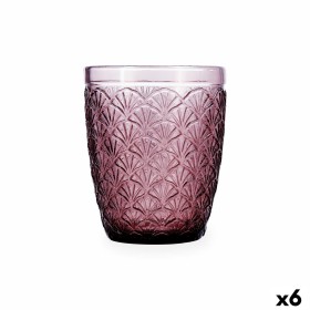 Glass Bidasoa Rose Moon Pink Glass 290 ml (6 Units) by Bidasoa, Tumblers - Ref: S2711192, Price: 11,12 €, Discount: %