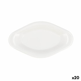 Snack tray Quid Select White Plastic 17 x 9,5 x 2 cm (20 Units) by Quid, Plates and dishes - Ref: S2711217, Price: 41,87 €, D...