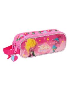 Zweifaches Mehrzweck-Etui Trolls Rosa 21 x 8 x 6 cm von Trolls, Federmäppchen - Ref: S4309100, Preis: 8,29 €, Rabatt: %