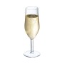 Set of cups Arcoroc Silhouette Champagne Transparent Glass 180 ml (6 Units) by Arcoroc, Champagne flute - Ref: S2711231, Pric...