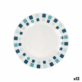 Dessert dish Quid Simetric Blue Ceramic 19 cm (12 Units) by Quid, Plates and dishes - Ref: S2711236, Price: 17,55 €, Discount: %