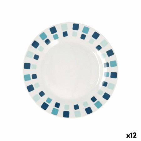 Plato de Postre Quid Simetric Azul Cerámica 19 cm (12 Unidades) de Quid, Platos y fuentes - Ref: S2711236, Precio: 17,55 €, D...