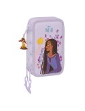 Plumier Triplo Wish Lilla 12.5 x 19.5 x 5.5 cm (36 Pezzi) da Wish, Porta penne - Ref: S4309121, Precio: €25.95, Descuento: %