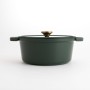 Casserole with lid Bidasoa Tiara Cast aluminium Green 28 cm by Bidasoa, Casserole pans - Ref: S2711278, Price: 36,49 €, Disco...