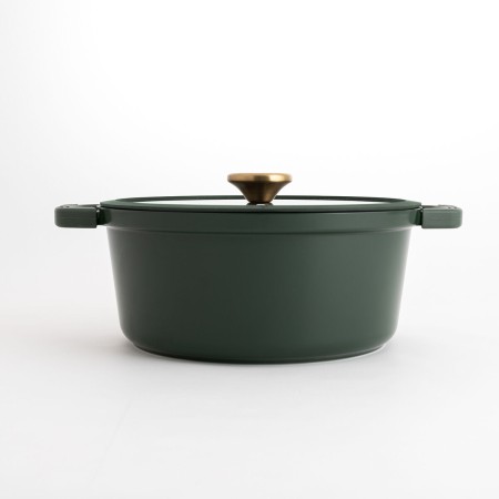 Casserole avec Couvercle Bidasoa Tiara Aluminium fondu Vert 28 cm de Bidasoa, Faitouts - Réf : S2711278, Prix : 36,49 €, Remi...