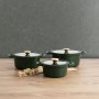 Casserole with lid Bidasoa Tiara Cast aluminium Green 28 cm by Bidasoa, Casserole pans - Ref: S2711278, Price: 36,49 €, Disco...