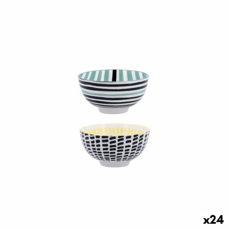 Ciotola Bidasoa Zigzag Multicolore Ceramica 11 cm (24 Unità) di Bidasoa, Piatti e teglie - Rif: S2711388, Prezzo: 42,23 €, Sc...