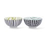 Set di Ciotole Bidasoa Zigzag Multicolore Ceramica 15 x 15 x 7,3 cm (2 Pezzi) | Tienda24 - Global Online Shop Tienda24.eu