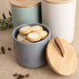 Jar Quid Ozon Grey Ceramic 10,4 x 10 cm (6 Units) by Quid, Food storage - Ref: S2711416, Price: 25,22 €, Discount: %