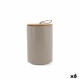 Bocal Quid Ozon Beige Céramique 10,4 x 16 cm (6 Unités) de Quid, Stockage des aliments - Réf : S2711420, Prix : 31,62 €, Remi...