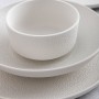 Flat Plate Bidasoa Fosil White Ceramic 21,3 x 21,2 x 2,2 cm (8 Units) by Bidasoa, Plates and dishes - Ref: S2711449, Price: 3...