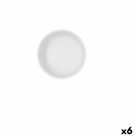 Bowl Bidasoa Fosil White Ceramic 11,8 x 11,8 x 5,9 cm (6 Units) | Tienda24 - Global Online Shop Tienda24.eu