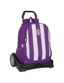 Cartable à roulettes Real Valladolid C.F. Violet 32 x 44 x 16 cm | Tienda24 Tienda24.eu