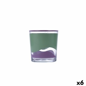 Glass Quid Kaleido Multicolour Glass Abstract 380 ml (6 Units) by Quid, Tumblers - Ref: S2711469, Price: 17,16 €, Discount: %