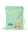 Sac à dos serré par des ficelles Safta Coches Vert 26 x 34 x 1 cm | Tienda24 Tienda24.eu