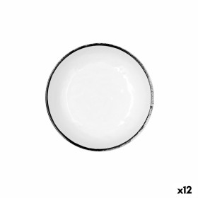 Bowl Quid Select Filo White Black Plastic 16,6 x 5,8 cm (12 Units) by Quid, Bowls and large cups - Ref: S2711481, Price: 61,8...