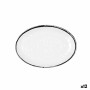 Flat Plate Quid Select Filo White Black Plastic 21,3 x 15 cm (12 Units) by Quid, Plates and dishes - Ref: S2711483, Price: 45...