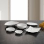 Flat Plate Quid Select Filo White Black Plastic 21,3 x 15 cm (12 Units) by Quid, Plates and dishes - Ref: S2711483, Price: 45...