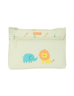 Estojo Escolar com Acessórios Benetton Topitos Branco (8 x 19 x 6 cm) (32 Peças) | Tienda24 Tienda24.eu