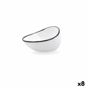 Bowl Ariane Vital Filo White Black Ceramic 12,5 cm (8 Units) by Ariane, Bowls and large cups - Ref: S2711529, Price: 40,64 €,...