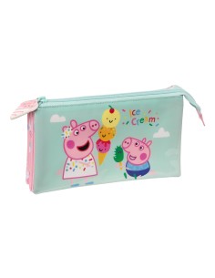 Portaoggetti Doppio Peppa Pig Ice cream Rosa Menta 22 x 12 x 3 cm da Peppa Pig, Porta penne - Ref: S4309298, Precio: 8,32 €, ...