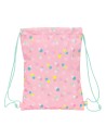 Rucksacktasche mit Bändern Peppa Pig Ice cream Rosa Minze 26 x 34 x 1 cm | Tienda24 Tienda24.eu