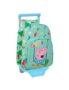 Trolley per la Scuola Peppa Pig George Menta 26 x 34 x 11 cm da Peppa Pig, Zainetti per bambini - Ref: S4309304, Precio: 21,8...