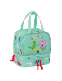 Sac à goûter Peppa Pig George Menthe 20 x 20 x 15 cm | Tienda24 Tienda24.eu