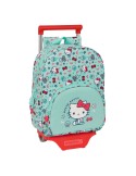 Schulrucksack mit Rädern Hello Kitty Sea lovers türkis 26 x 34 x 11 cm | Tienda24 Tienda24.eu