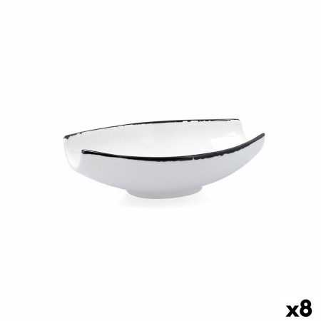 Bowl Ariane Vital Filo White Black Ceramic 19 x 13,5 cm (8 Units) by Ariane, Bowls and large cups - Ref: S2711638, Price: 58,...