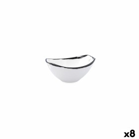 Bowl Ariane Vital Filo White Black Ceramic 11,6 cm (8 Units) by Ariane, Bowls and large cups - Ref: S2711642, Price: 31,56 €,...