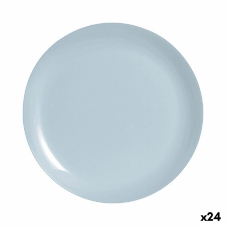 Flat Plate Luminarc Diwali Paradise Blue Glass 25 cm (24 Units) | Tienda24 - Global Online Shop Tienda24.eu