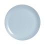 Flat Plate Luminarc Diwali Paradise Blue Glass 25 cm (24 Units) | Tienda24 - Global Online Shop Tienda24.eu