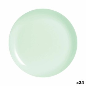 Flat Plate Luminarc Diwali Paradise Green Glass 25 cm (24 Units) by Luminarc, Plates and dishes - Ref: S2711705, Price: 47,15...