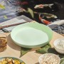 Deep Plate Luminarc Diwali Paradise Green Glass 29 cm (12 Units) by Luminarc, Plates and dishes - Ref: S2711711, Price: 59,68...