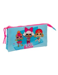 Portatodo Doble LOL Surprise! Divas Azul 22 x 12 x 3 cm de LOL Surprise!, Estuches - Ref: S4309443, Precio: 8,32 €, Descuento: %