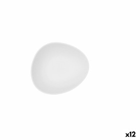 Bowl Bidasoa Fosil White Ceramic Oval 14 x 12,4 x 4,8 cm (12 Units) by Bidasoa, Bowls and large cups - Ref: S2711832, Price: ...