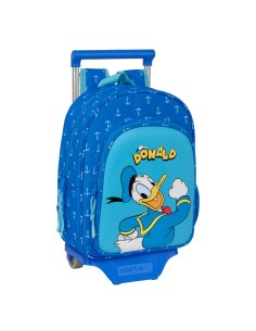 Mochila Escolar con Ruedas Stitch Aloha Turquesa 26 x 34 x 11 cm | Tienda24 Tienda24.eu