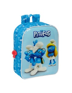 Zaino per Bambini Los Pitufos Azzurro 22 x 27 x 10 cm da Los Pitufos, Zainetti per bambini - Ref: S4309575, Precio: 12,10 €, ...