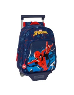 Trolley per la Scuola Spider-Man Neon Blu Marino 27 x 33 x 10 cm da Spider-Man, Zainetti per bambini - Ref: S4309600, Precio:...