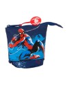 Estuche Cubilete Spider-Man Neon Azul marino 8 x 19 x 6 cm | Tienda24 Tienda24.eu