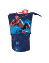 Estuche Cubilete Spider-Man Neon Azul marino 8 x 19 x 6 cm | Tienda24 Tienda24.eu