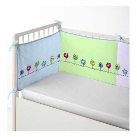 Cot protector HappyFriday Mr Fox Grandma Multicolour 210 x 40 cm | Tienda24 - Global Online Shop Tienda24.eu