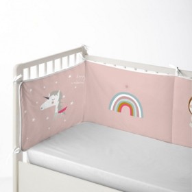 Cot protector Haciendo el Indio Unicorn (60 x 60 x 60 + 40 cm) by Haciendo el Indio, Bed accessories - Ref: S2800208, Price: ...