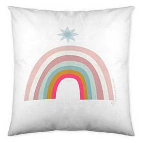 Fodera per cuscino Pink Rainbow Haciendo el Indio (40 x 40 cm) di Haciendo el Indio, Copricuscini e federe - Rif: S2800420, P...