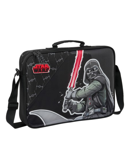 Borsa per la scuola Star Wars The fighter Nero 38 x 28 x 6 cm da Star Wars, Zainetti per bambini - Ref: S4309656, Precio: 11,...