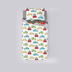 Housse de Couette Cool Kids Scalextric Lit 1 persone (180 x 220 cm) de Cool Kids, Couettes et housses de couette - Réf : S280...