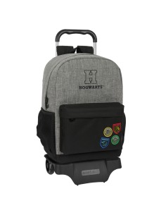 Trolley per la Scuola Harry Potter House of champions Nero Grigio 30 x 43 x 14 cm da Harry Potter, Zainetti per bambini - Ref...